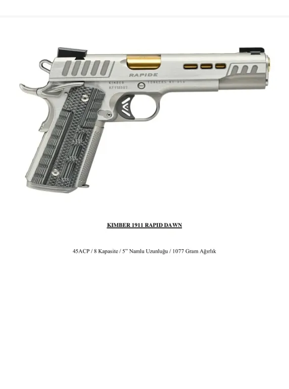 Kimber 1911 Rapid Dawn