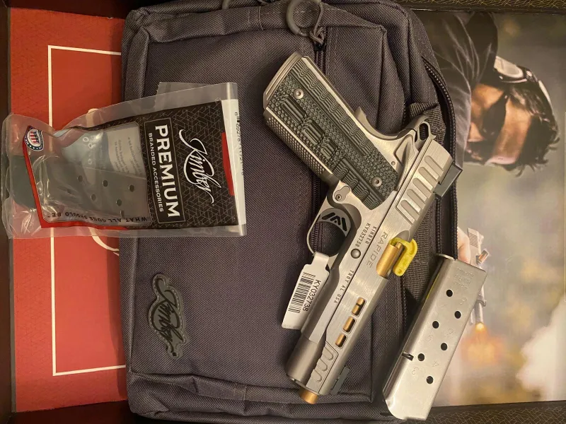 HİÇ ATIŞ YAPILMAMIŞ Kimber Rapid Down 45acp.