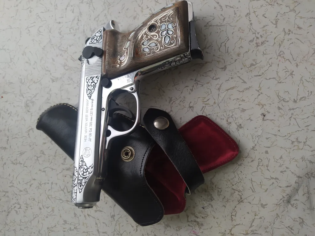 Özel Yapım Gümüş Kaplama Browning - 4