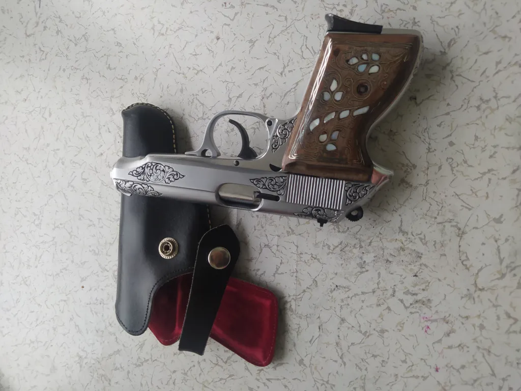 Özel Yapım Gümüş Kaplama Browning - 3