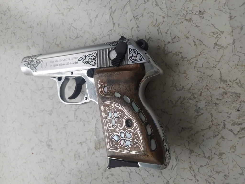 Özel Yapım Gümüş Kaplama Browning - 2