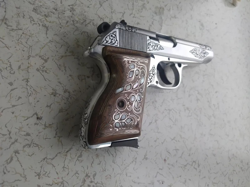 Özel Yapım Gümüş Kaplama Browning