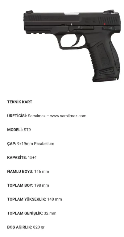 Sarsilmaz St9 - 4