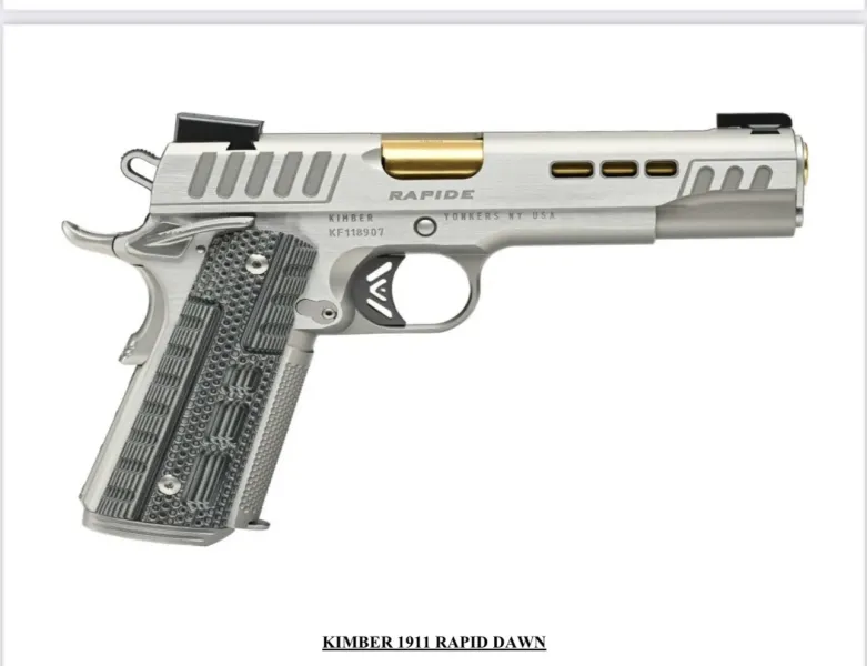 Kimber 1911 Rapide Dawn