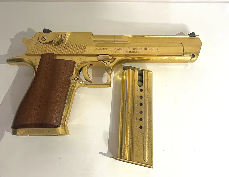 Ruhsat Sahi̇bi̇nden 50Ae İsrai̇l Yapi̇mi̇ Alti̇n Kaplama Desert Eagle