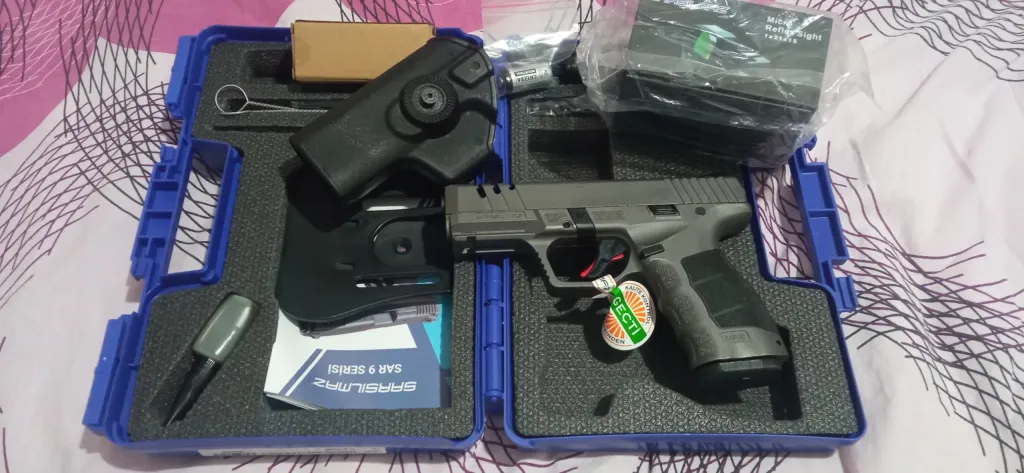Sarsilmaz Sar9 Cx Platinium Poli̇mer Gövdeli̇ 9 X19 - 2