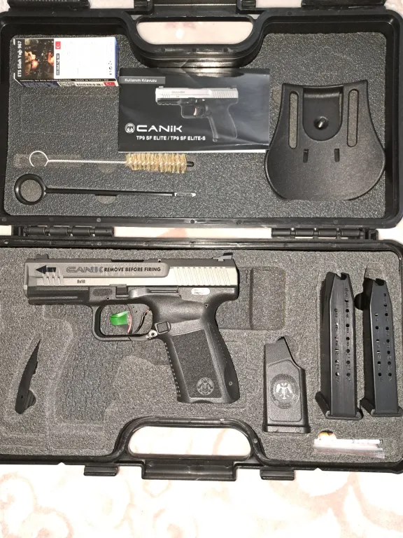 Canik Tp9 Sf Eli̇te S Tungsten.RUHSAT ALAMAYACAKLAR ARAMASIN. Taşıma Ruhsatlı Şarjör Kapasitesi Mermi Şarjör Sıfır Kutusunda Atış Yapılmadı 9 X