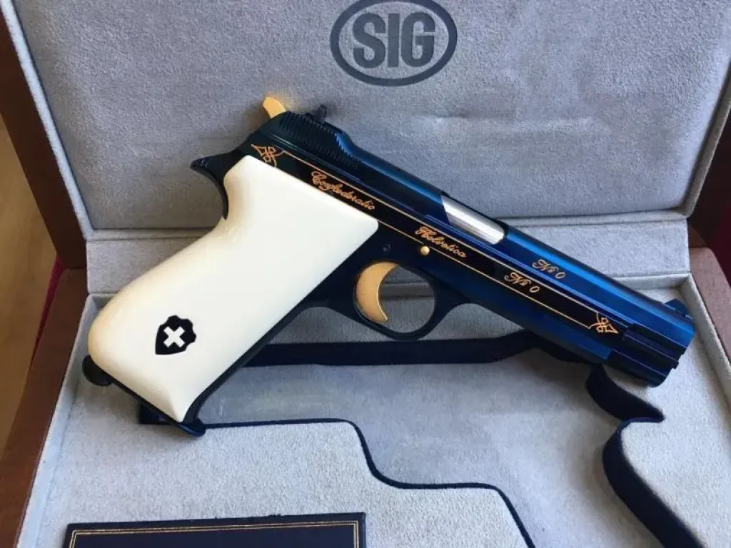 Sig Blue P210 Helvatica Confederatio - 4