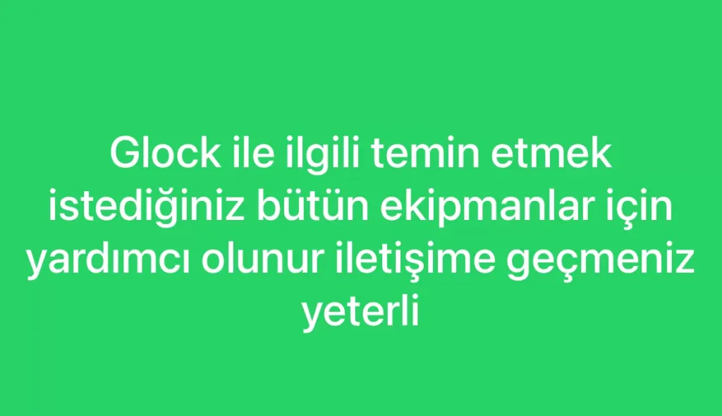 Glock Ekipman