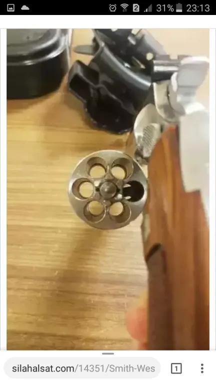 S W 357 magnum 4 inç