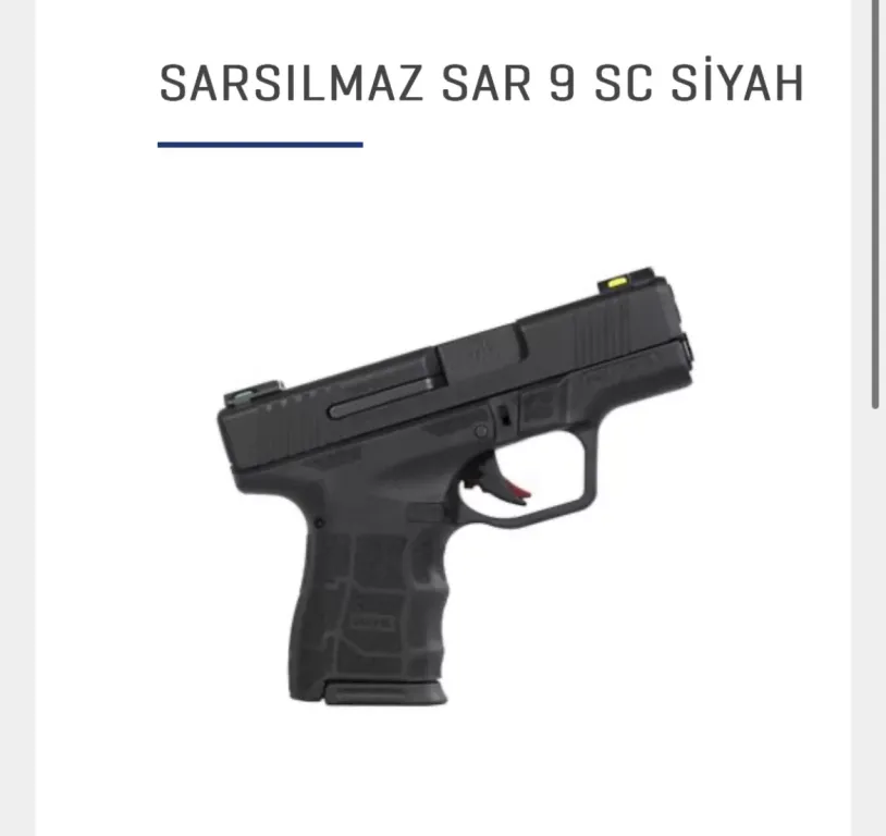 Sarsılmaz Sar9 Sc - 2