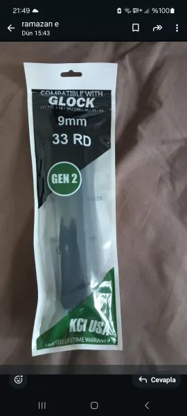 Gen 2 Glock Şarjör 33 Lü