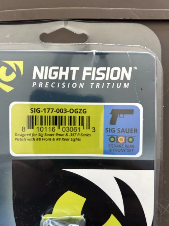 Sifir Kutusunda Nightfision Marka Sig Sauer 9Mm Ve Tüm P Seri̇si̇ İçi̇n Tritium Gez Arpacik Seti̇ - 4