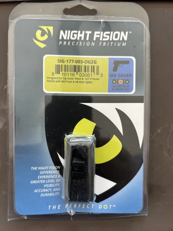 Sifir Kutusunda Nightfision Marka Sig Sauer 9Mm Ve Tüm P Seri̇si̇ İçi̇n Tritium Gez Arpacik Seti̇ - 2