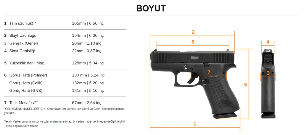 Glock43X Türk - 2