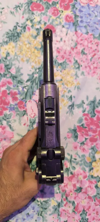 Orginal 1917 Makaralı Barabelli Luger P08 - 4