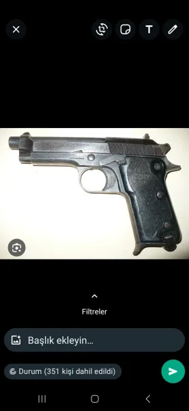 7 65 Baretta 8 Li İthal Mu Serisi Süper Temiz Ruhsatlı Silah