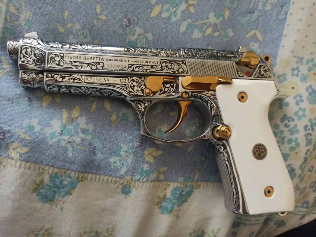 Koleksiyonluk El Işleme Gravür Sanatı Beretta - 2
