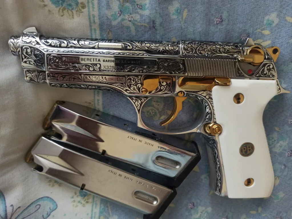 Koleksiyonluk El Işleme Gravür Sanatı Beretta - 1