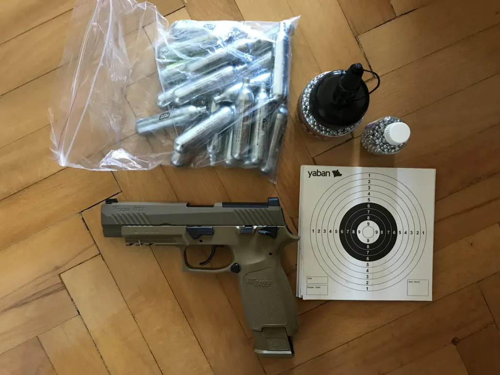 Sig Sauer P320 M17 Desert Blowback Havali Tabanca Yeni̇ - 3