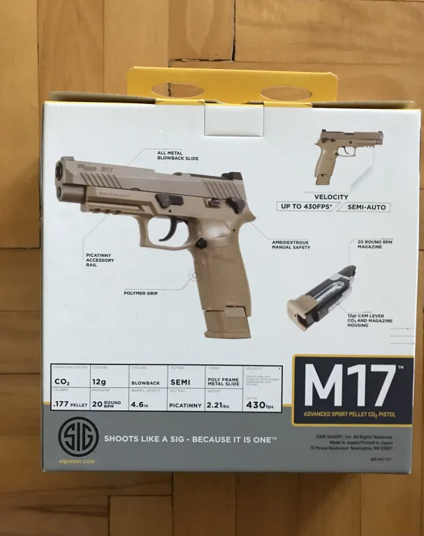 Sig Sauer P320 M17 Desert Blowback Havali Tabanca Yeni̇ - 2
