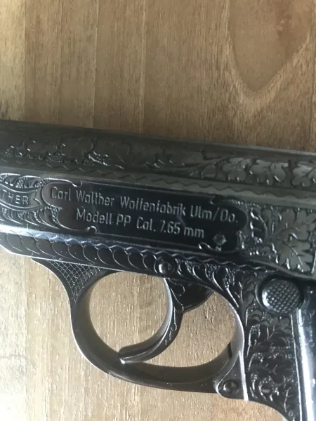 Fabrikasyon Gravür Işlemeli Walther Pp