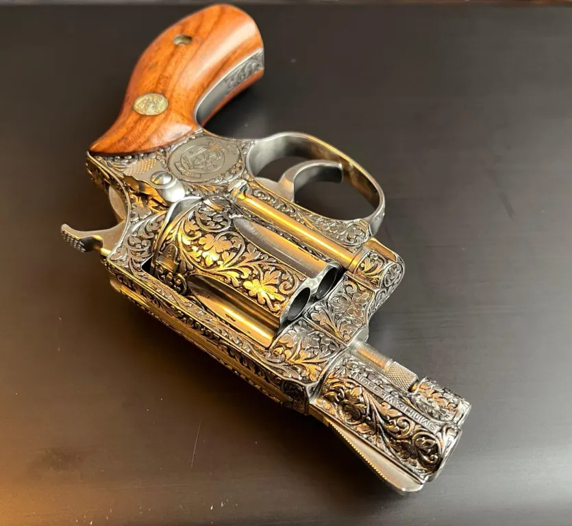 Engraved Smith Wesson Model 60 - 3