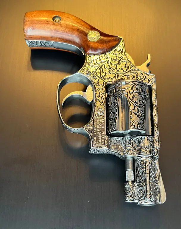 Engraved Smith Wesson Model 60 - 2
