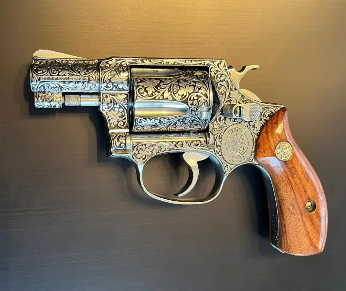 Engraved Smith Wesson Model 60