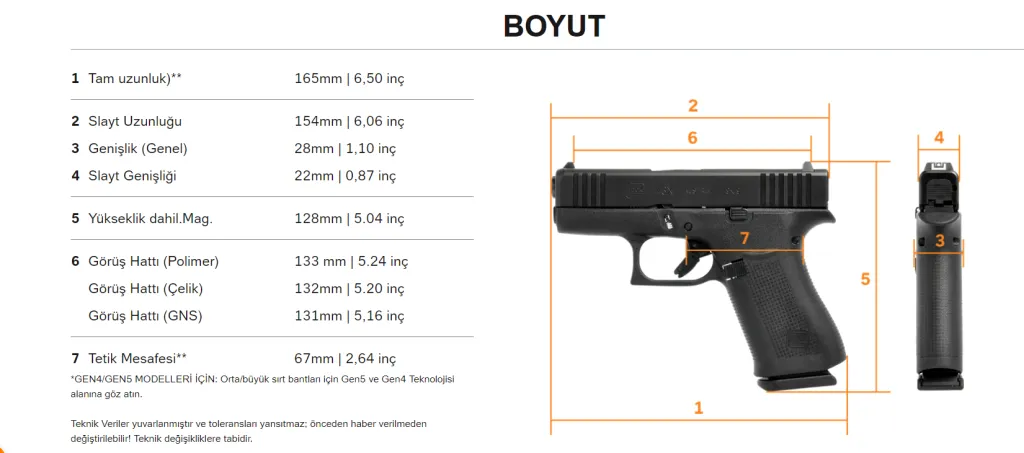Glock G43X Turk Serili - 4