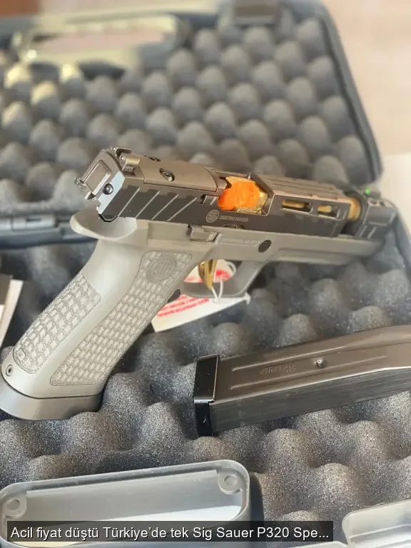 Türkiye’de tek Sig Sauer P320 Spectre Comp gold - 2