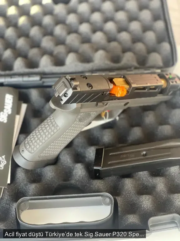 Türkiye’de tek Sig Sauer P320 Spectre Comp gold - 3