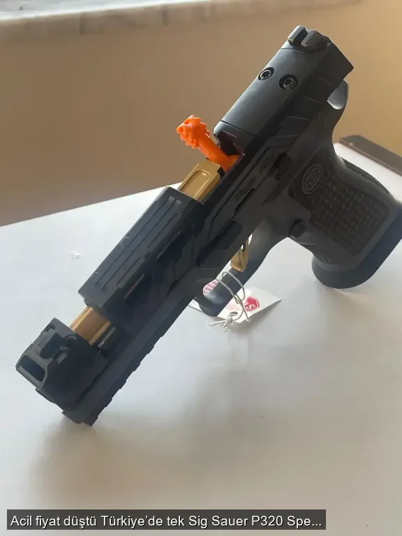 Türkiye’de tek Sig Sauer P320 Spectre Comp gold - 4