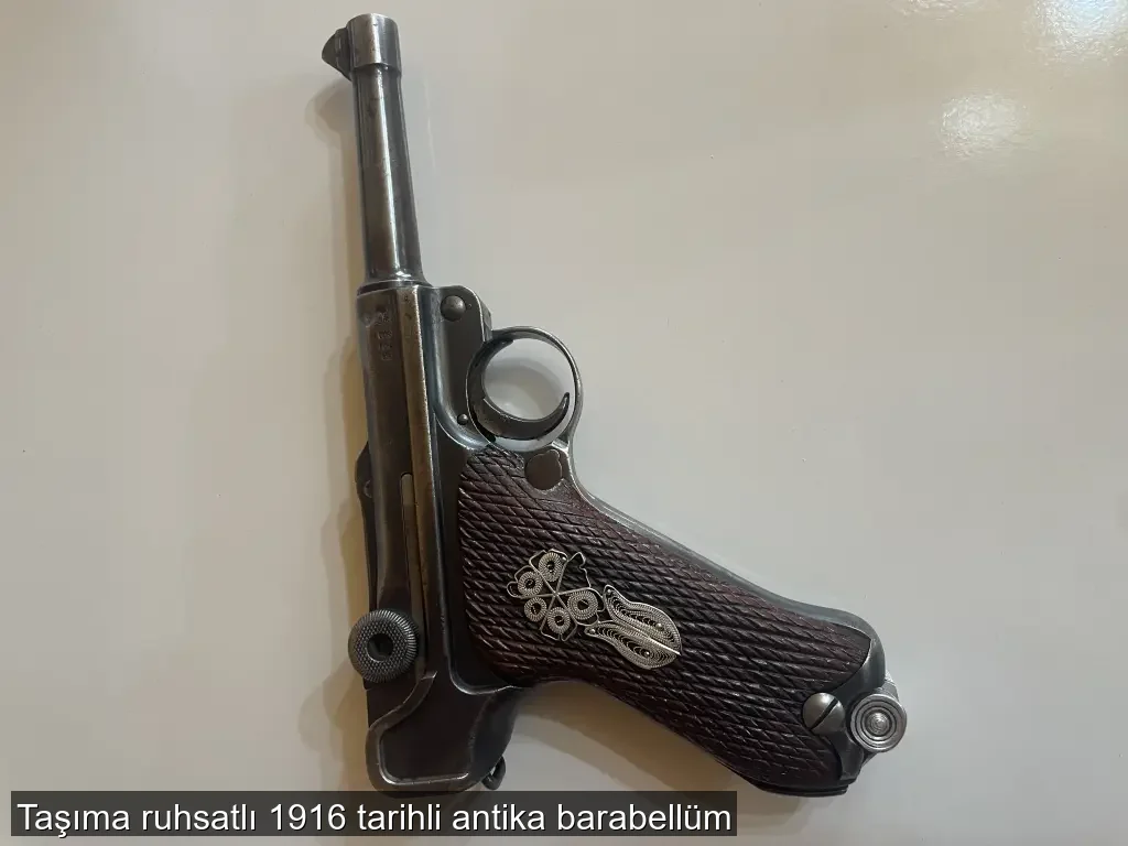 Taşıma ruhsatlı 1916 tarihli antika barabellüm