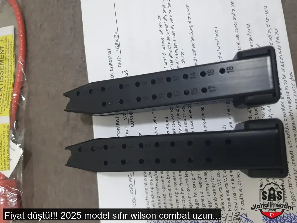 Fiyat düştü!!! 2025 model sıfır wilson combat uzun model - 6