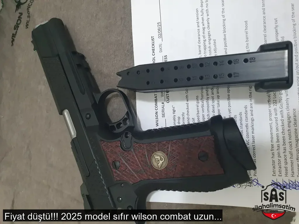 Fiyat düştü!!! 2025 model sıfır wilson combat uzun model - 7