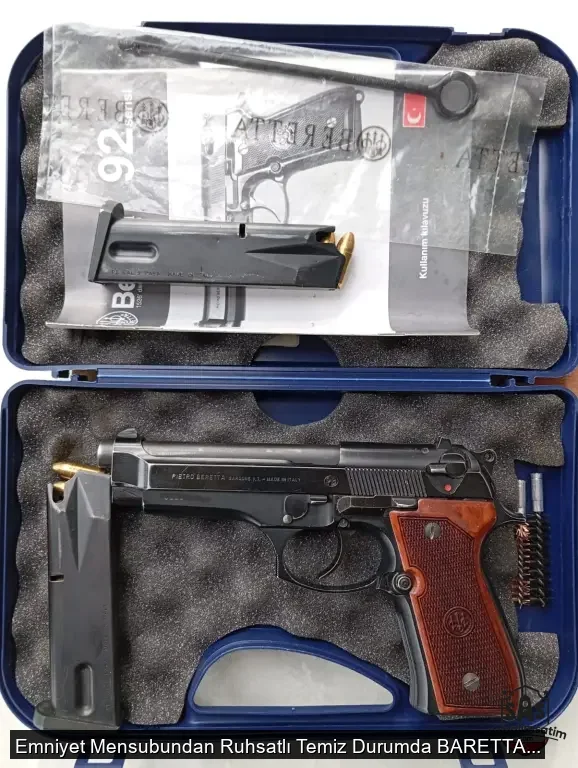 Emniyet Mensubundan Ruhsatlı Temiz Durumda BARETTA F92 - 1