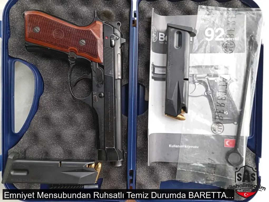 Emniyet Mensubundan Ruhsatlı Temiz Durumda BARETTA F92 - 2