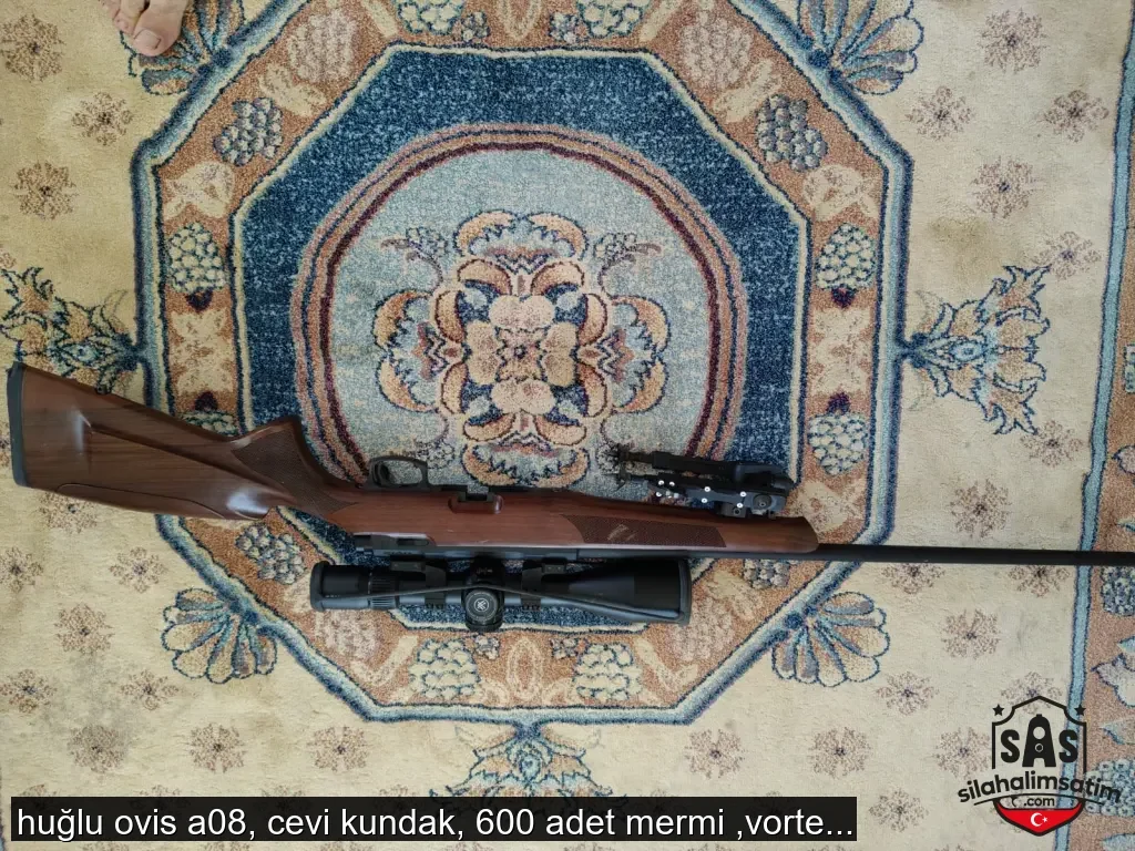 huğlu ovis a08, cevi kundak, 600 adet mermi ,vortex dürbünü,ayaklık ile beraber yivli tüfek - 3