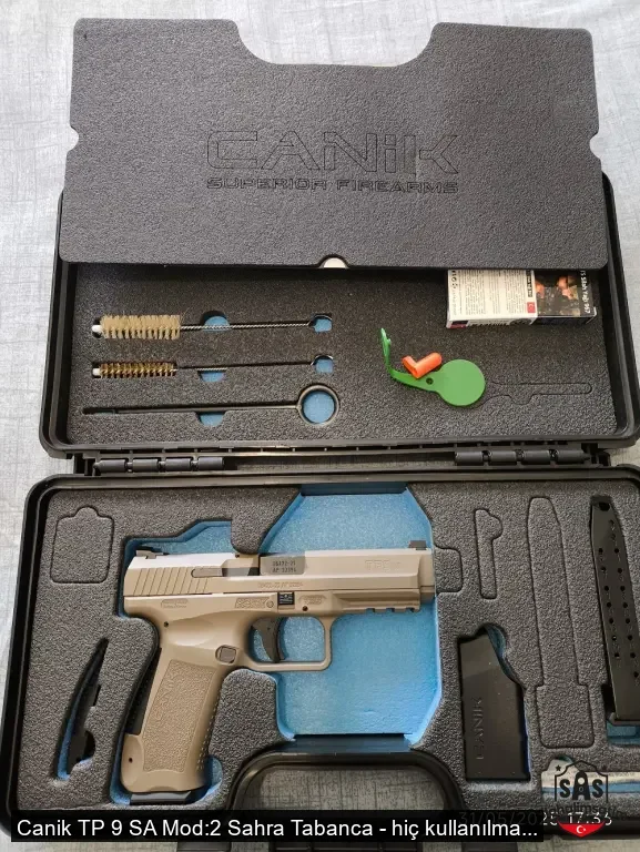 Canik TP 9 SA Mod:2 Sahra Tabanca - hiç kullanılmamış - 3