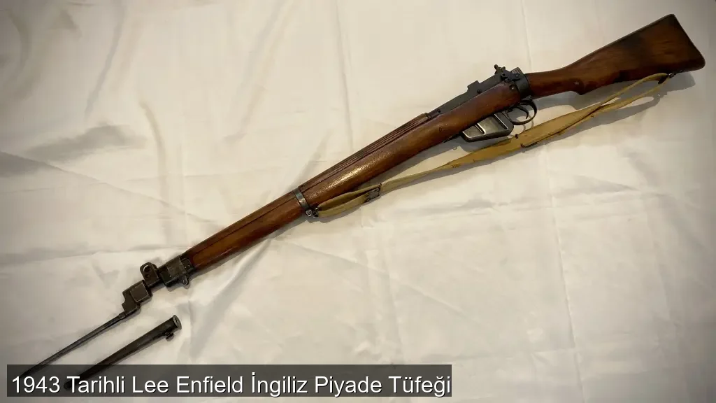 1943 Tarihli Lee Enfield İngiliz Piyade Tüfeği - 3