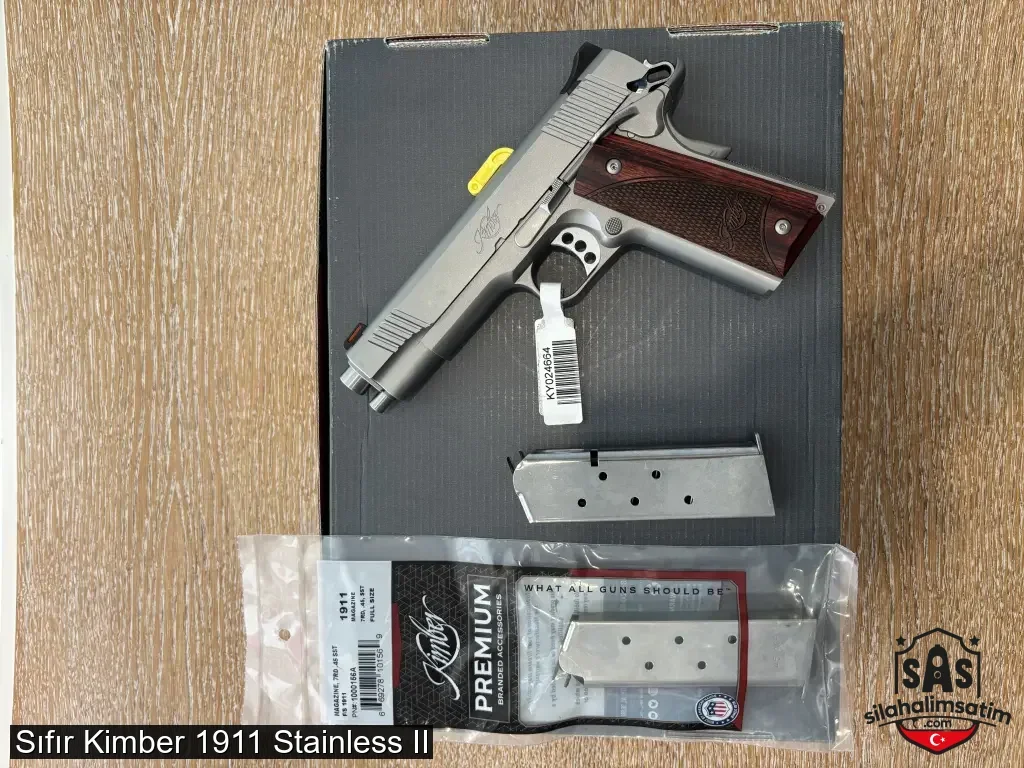 Sıfır Kimber 1911 Stainless II - 3