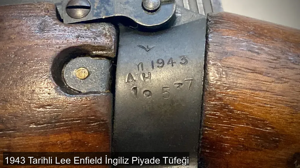 1943 Tarihli Lee Enfield İngiliz Piyade Tüfeği - 5
