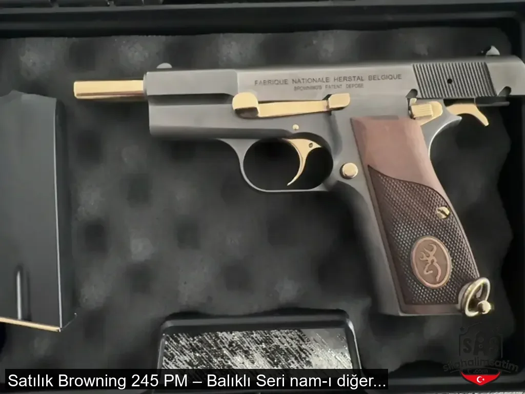 Satılık Browning 245 PM – Balıklı Seri nam-ı diğer “14’lü” | Tertemiz ve Orijinal - 5