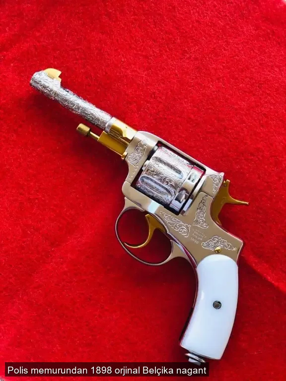 Polis memurundan 1898 orjinal Belçika nagant - 2