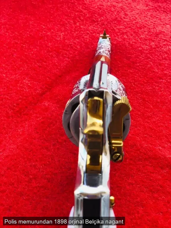 Polis memurundan 1898 orjinal Belçika nagant - 4