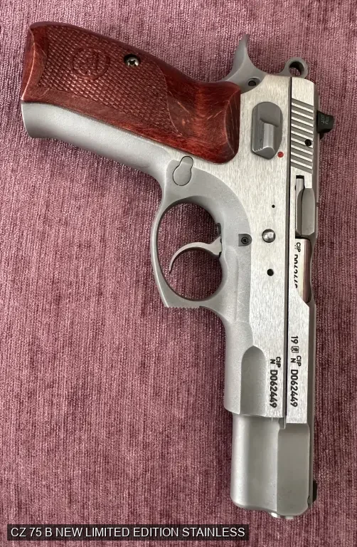 CZ 75 B NEW LIMITED EDITION STAINLESS - 2
