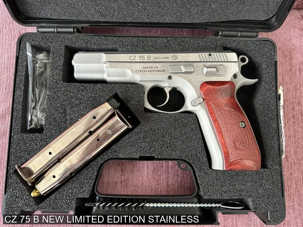CZ 75 B NEW LIMITED EDITION STAINLESS - 6