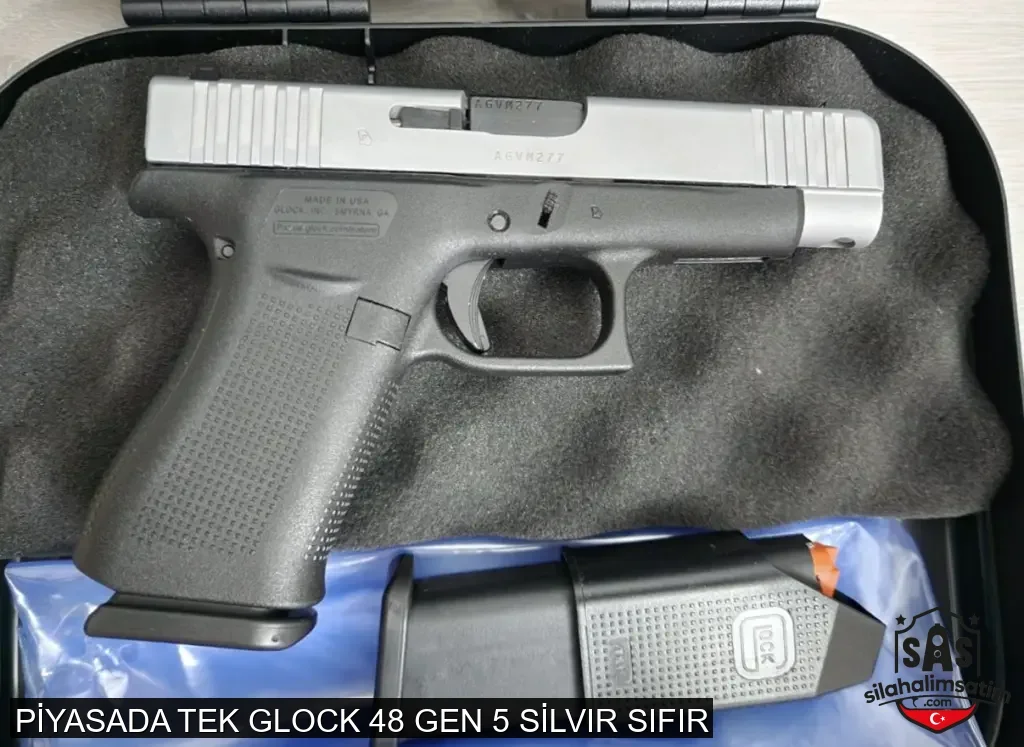 PİYASADA TEK GLOCK 48 GEN 5 SİLVIR SIFIR - 2