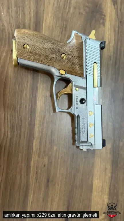 amirkan yapımı p229 özel altın gravür işlemeli - 2